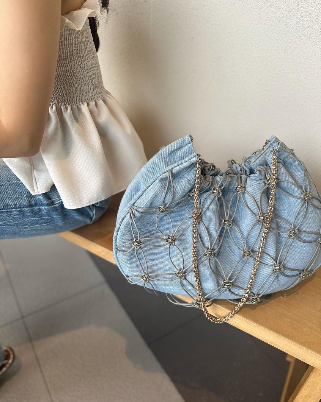Moon Bag (Large) - Dark Denim
