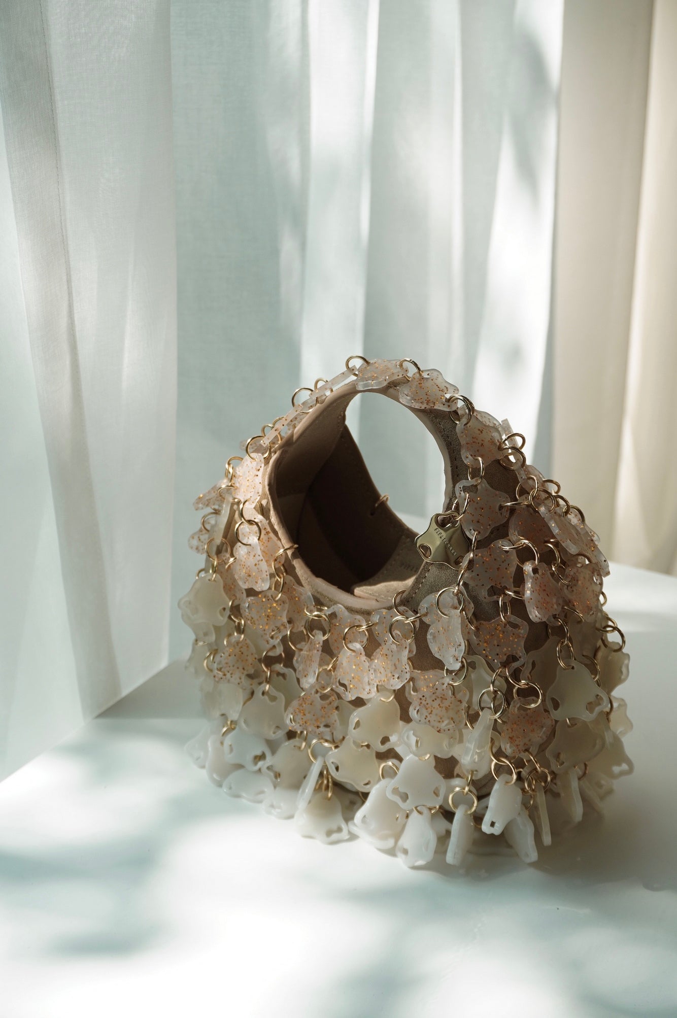 Infinitude Moon Bag - White Gold