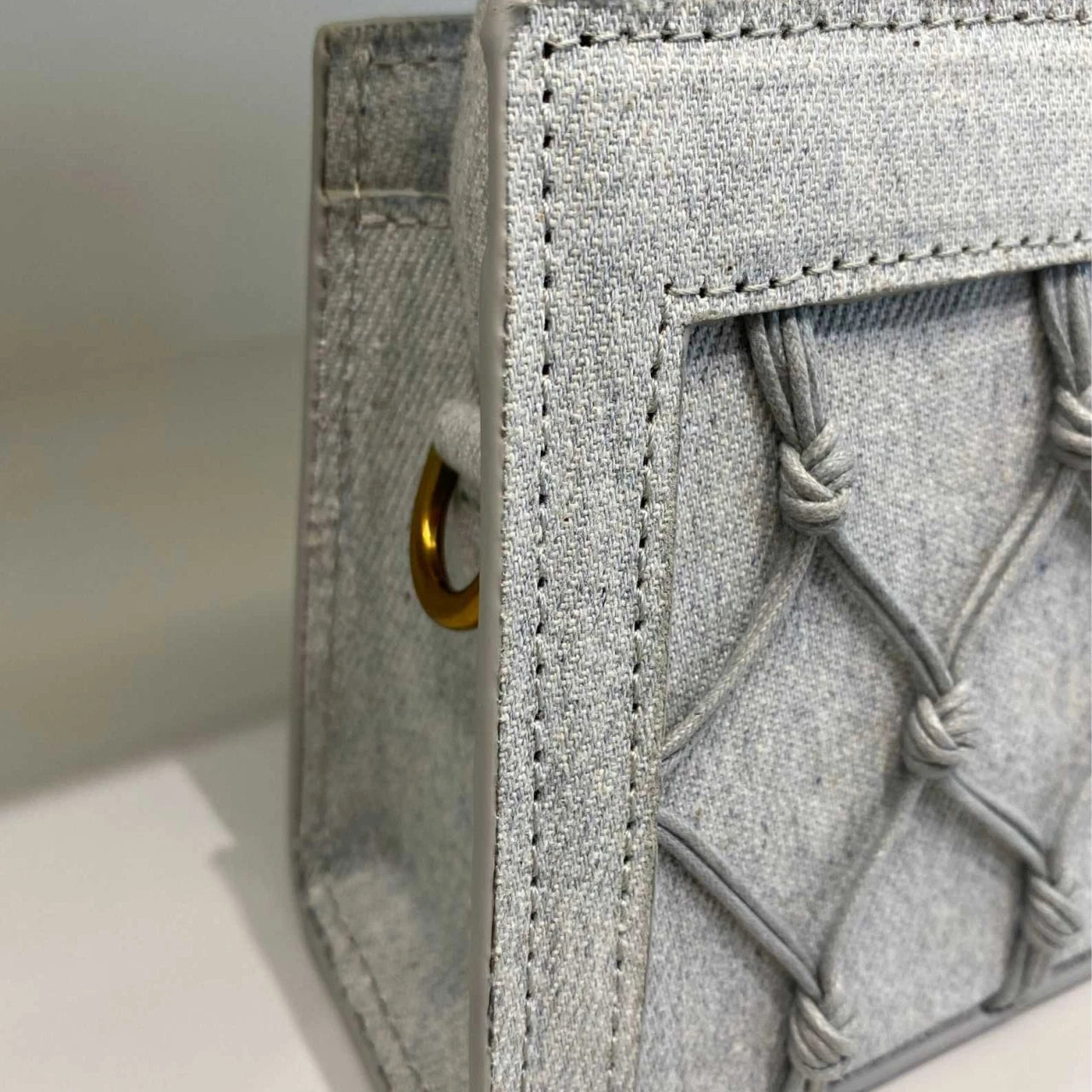 Mini Amu Bag (Rectangle) - Light Denim