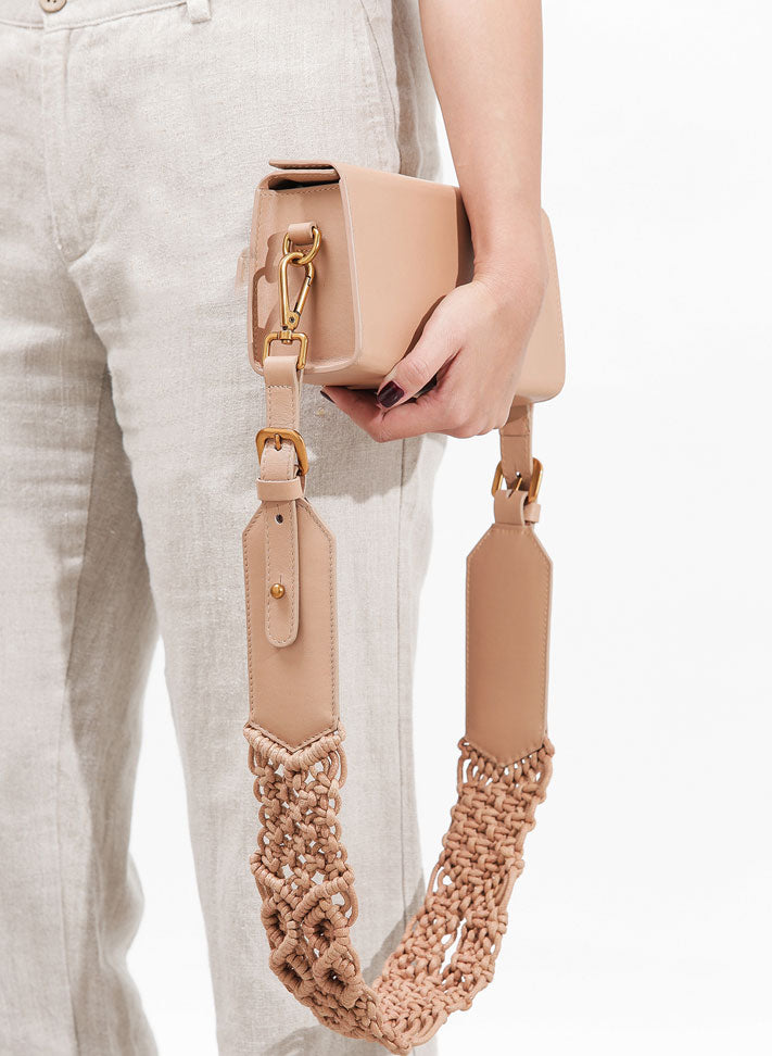 Sama Box Bag - Nude