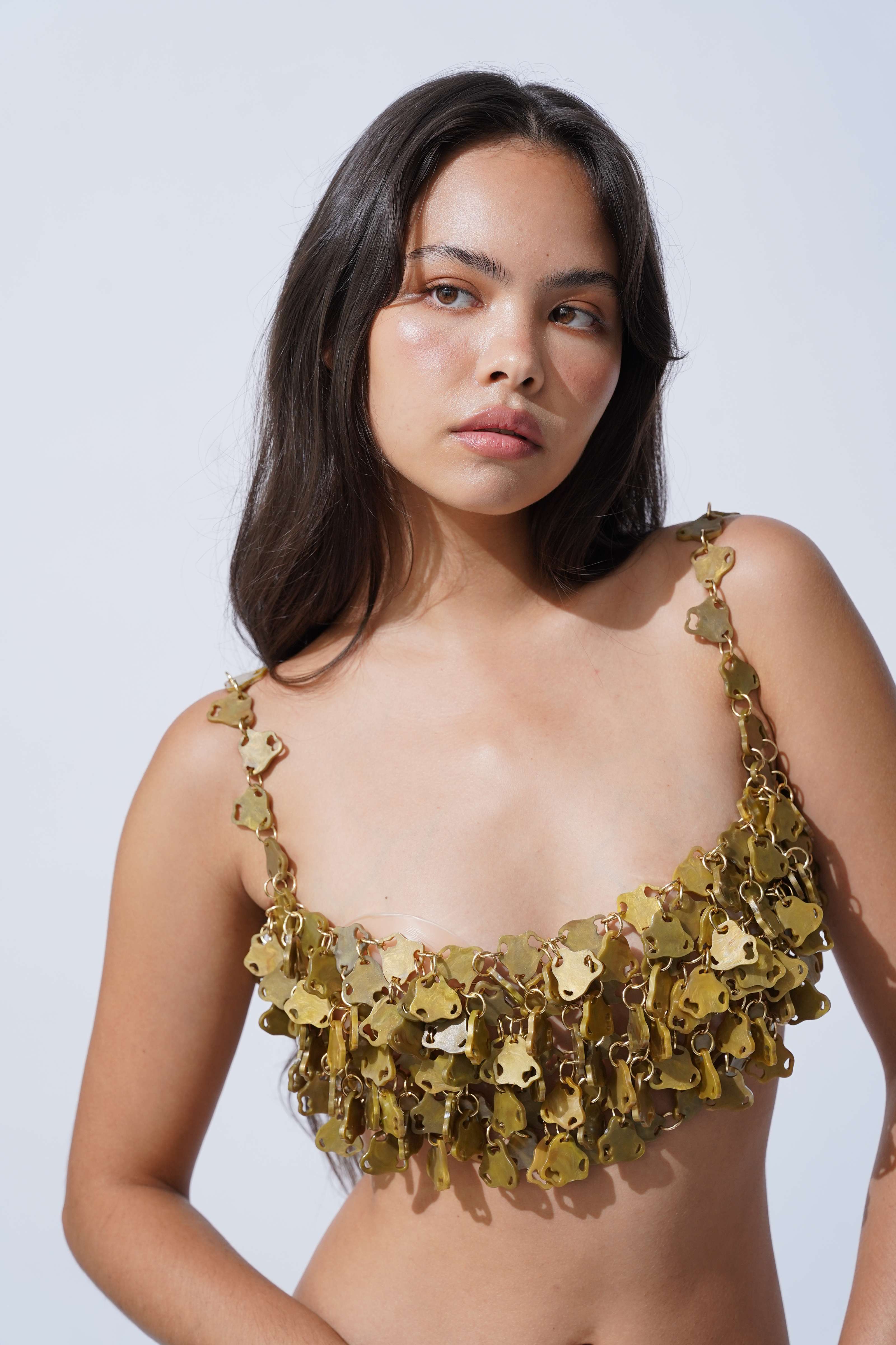 Cropped Top Gold