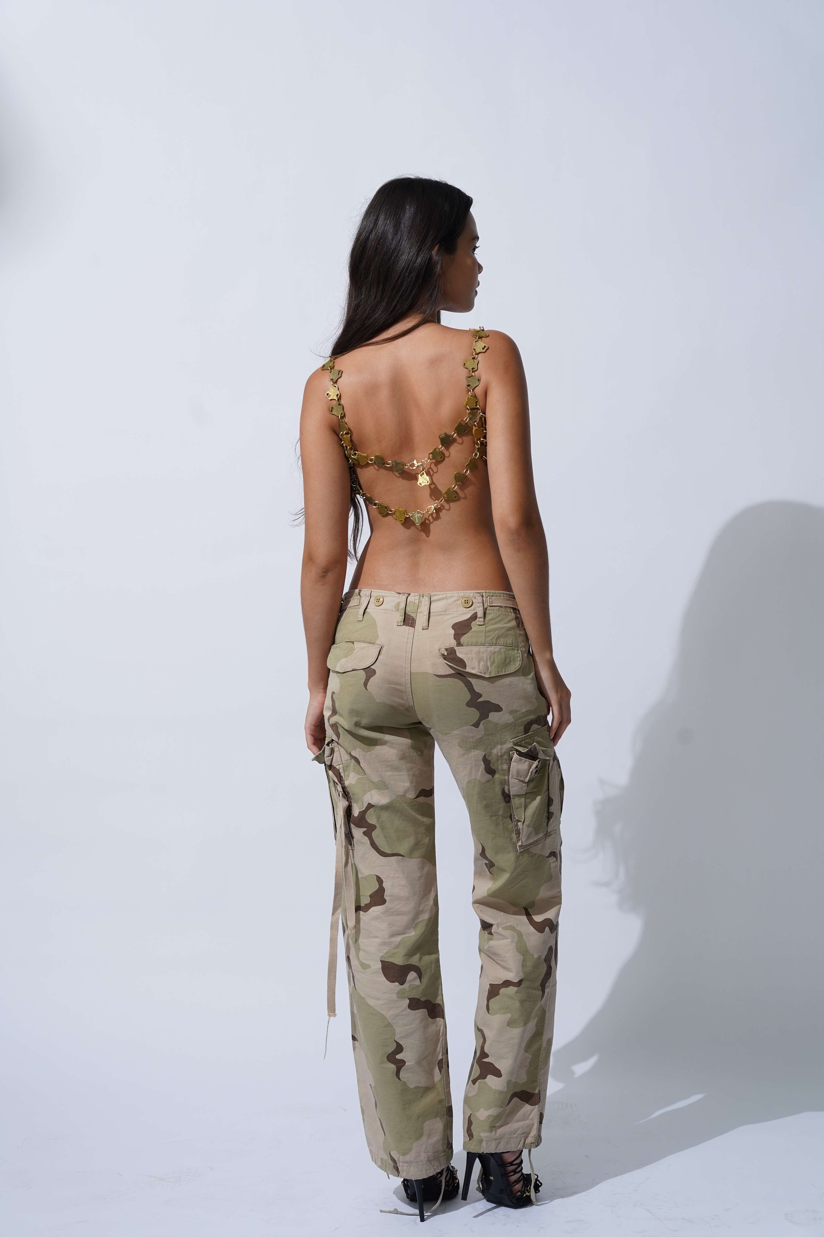 Cropped Top Gold
