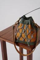 Romy Bucket Bag - Green Mustard