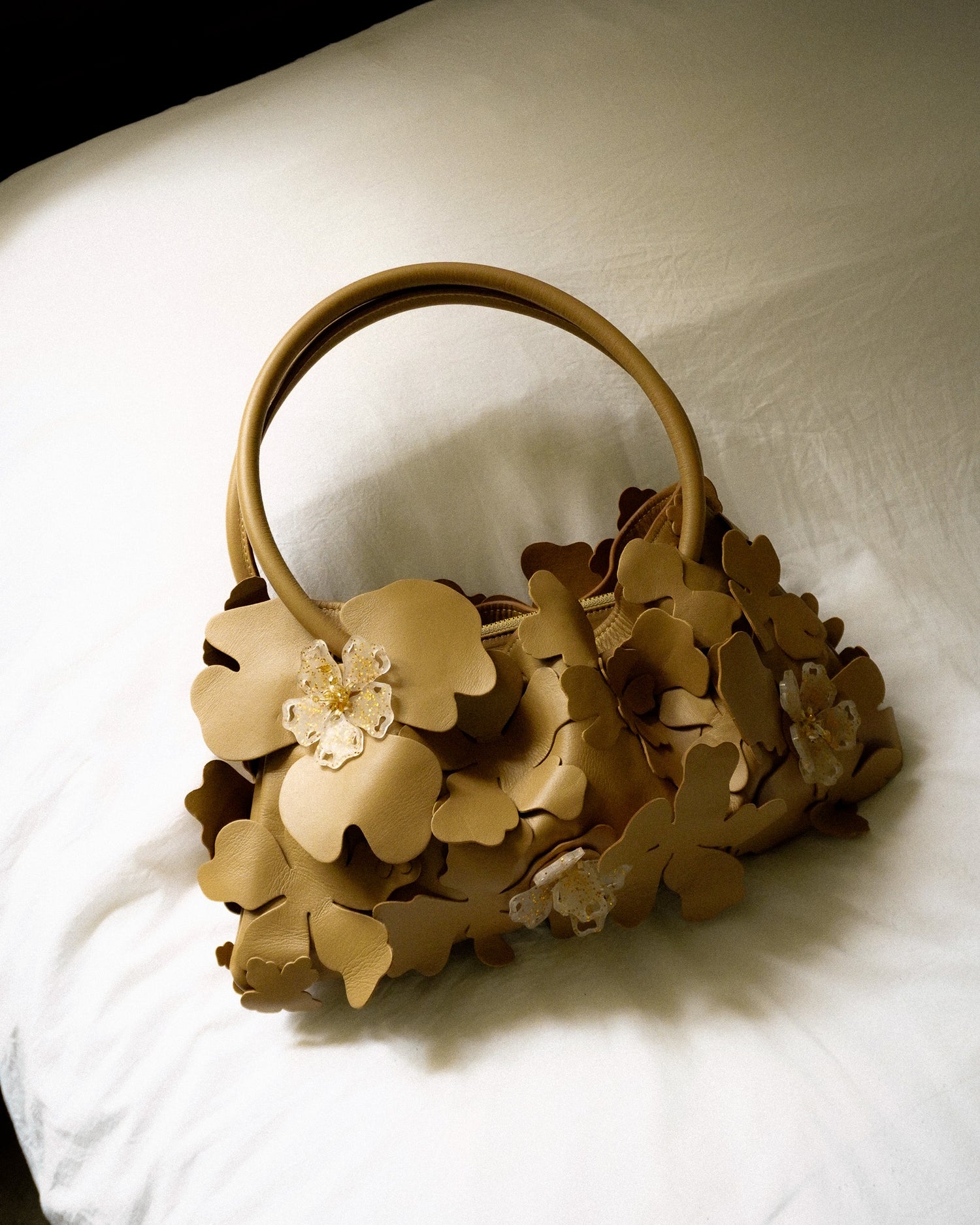 Maya Bag Flowery -  Nude