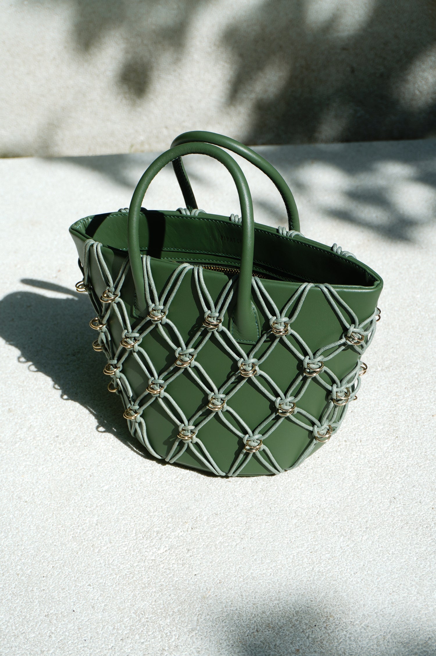 Mini Basket Bag - Avocado