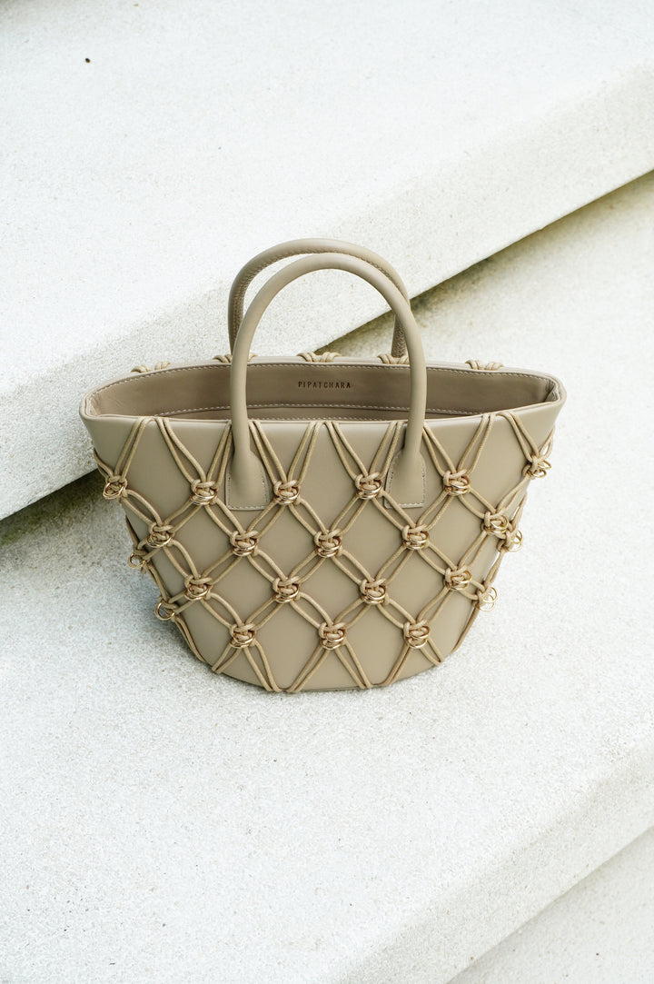 Mini Basket Bag - Cappuccino