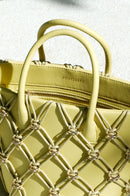 Mini Thea Basket Bag - Mustard