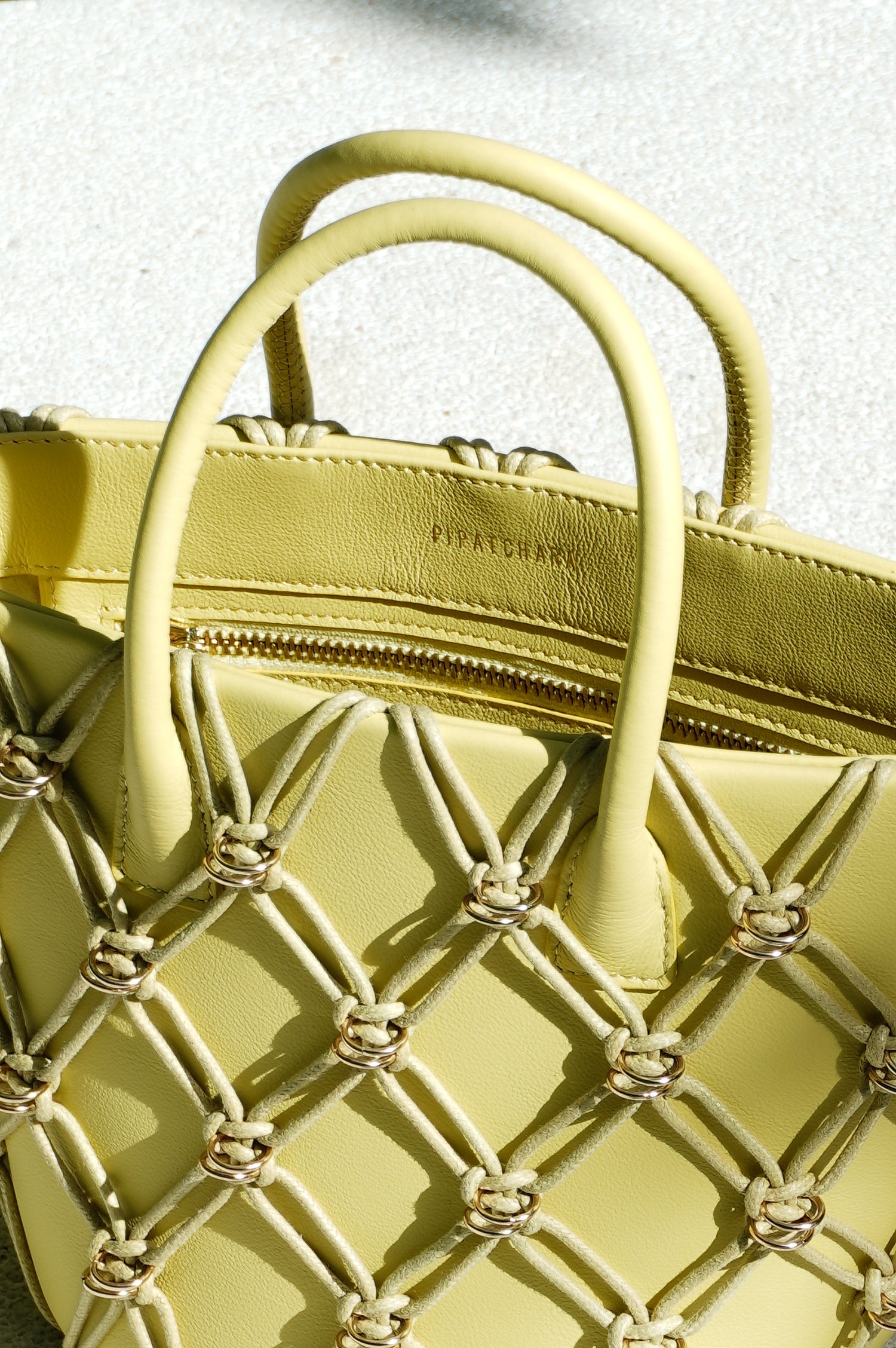 Mini Basket Bag - Mustard