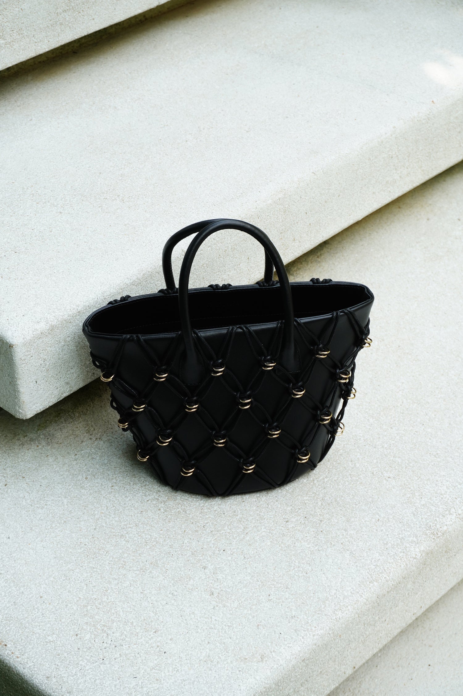 Mini Basket Bag - Black