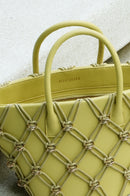 Mini Thea Basket Bag - Mustard