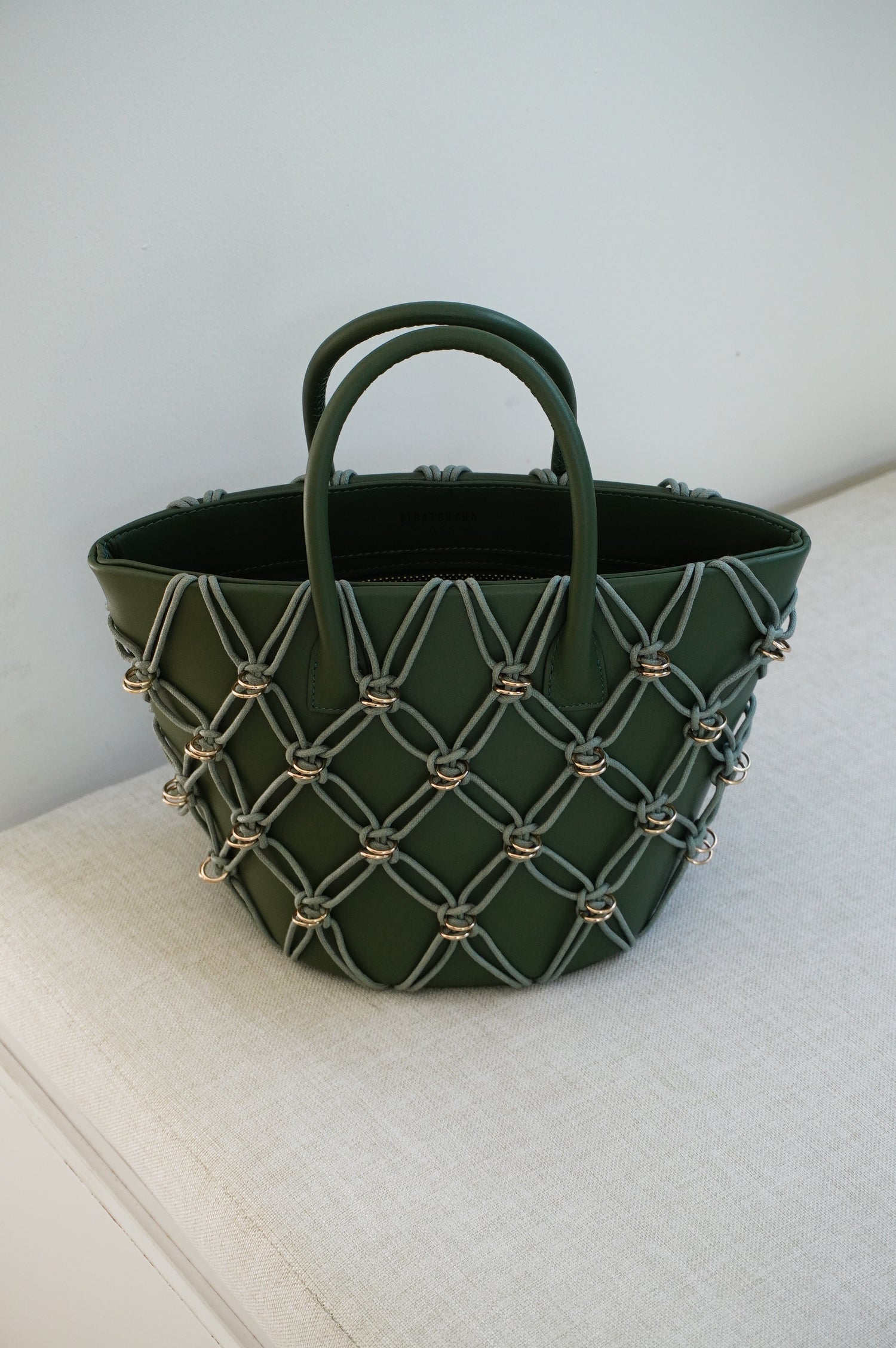 Mini Basket Bag - Avocado