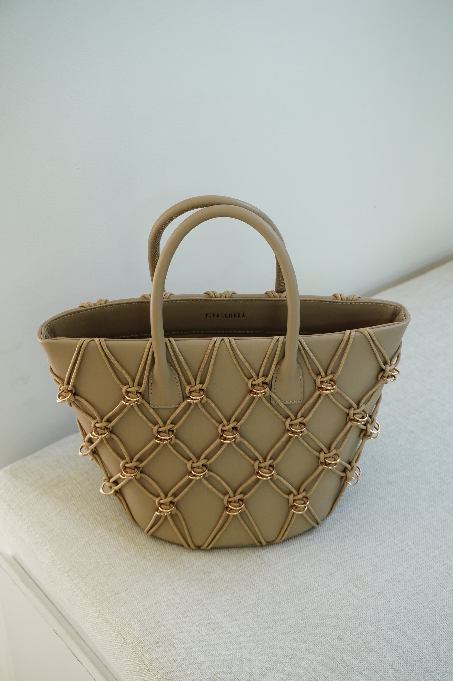 Mini Basket Bag - Cappuccino