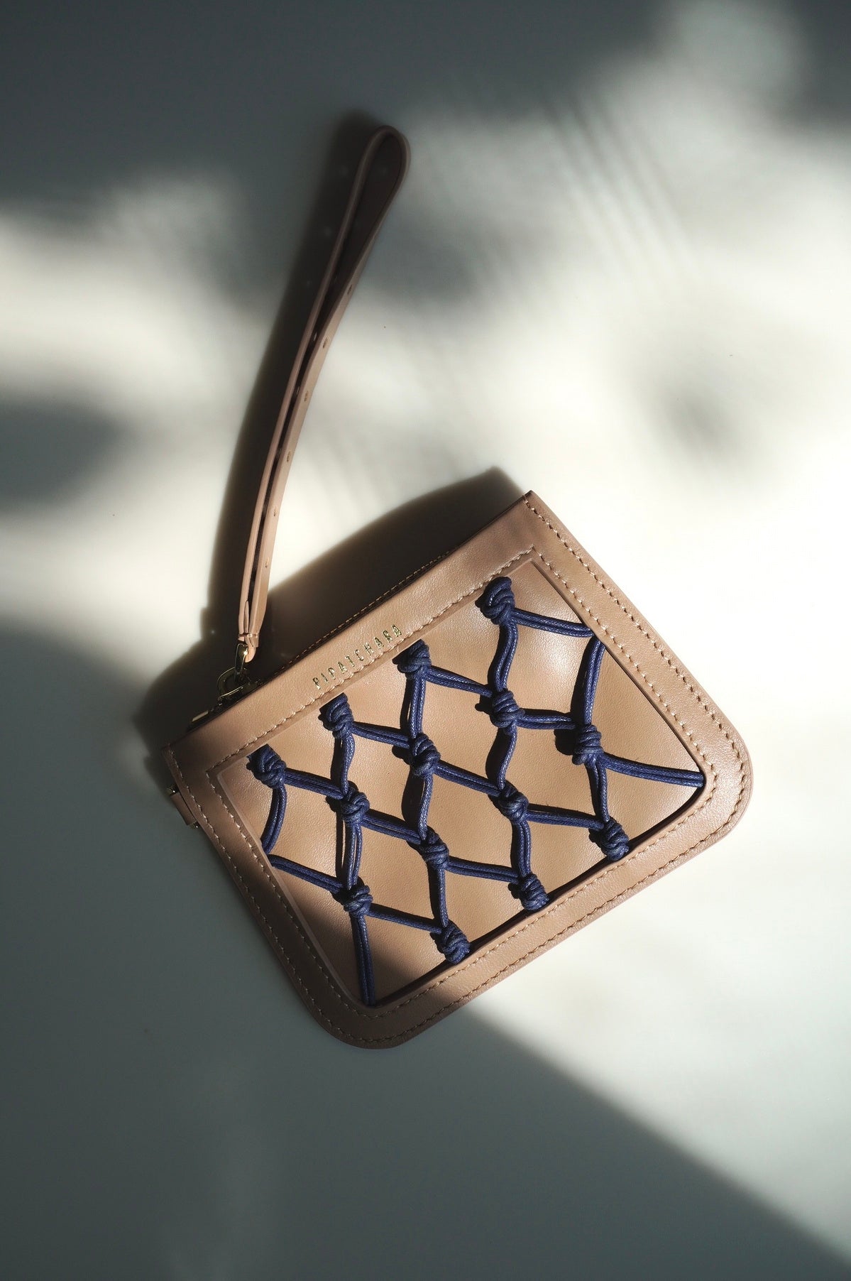 Amu Card Holder - Nude Navy