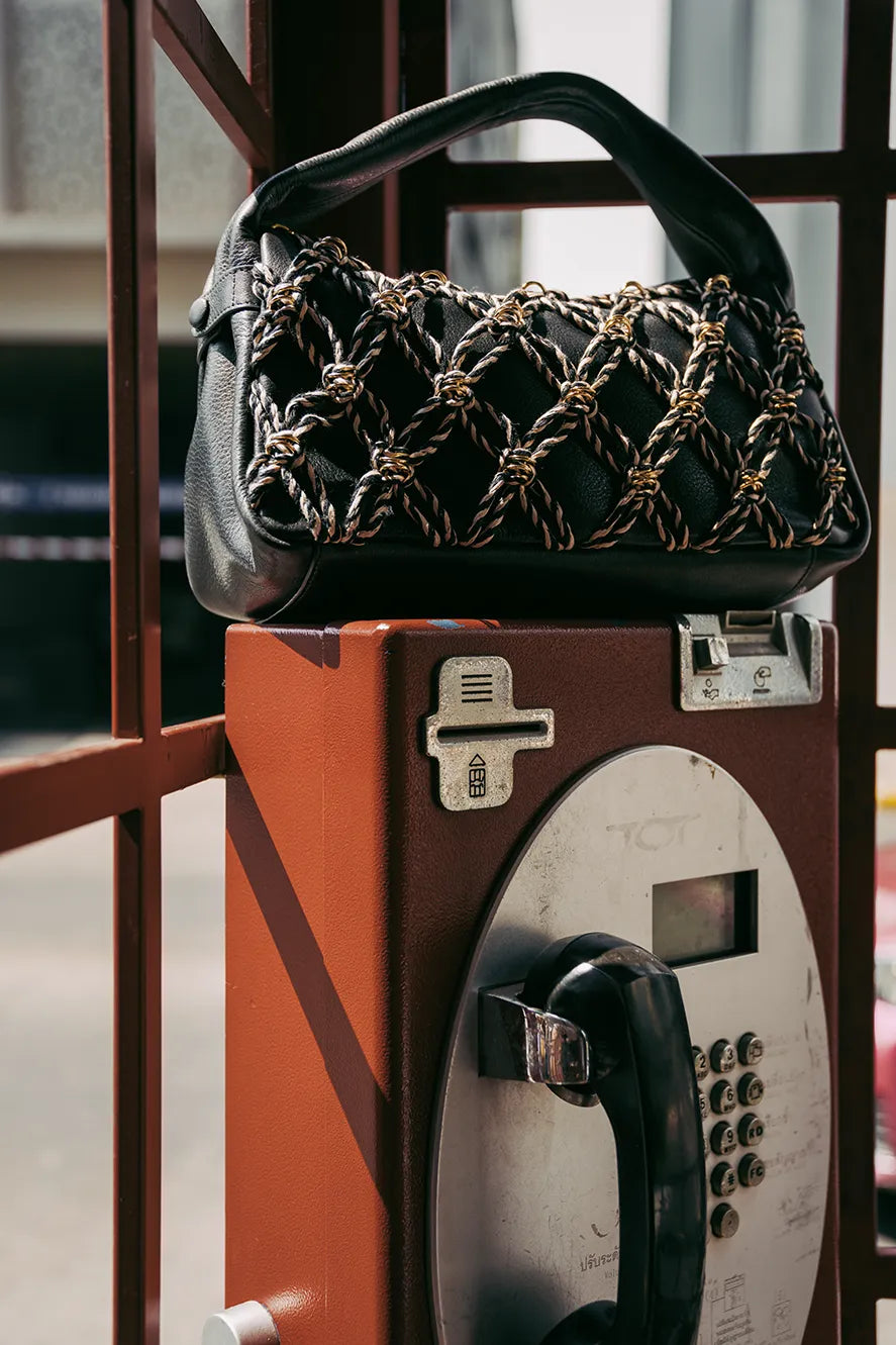 Zela Bag - Black Painted