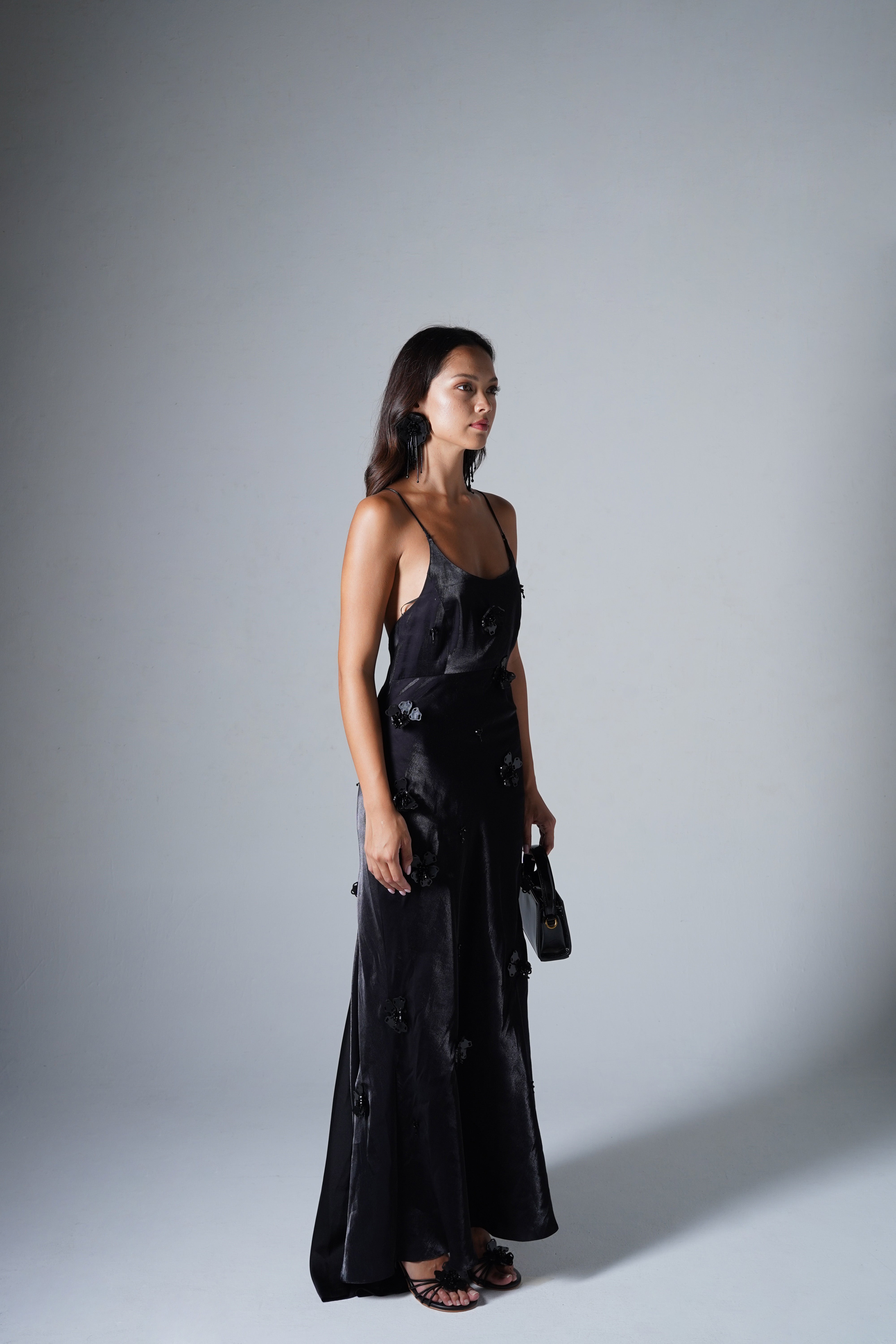 Look29 (Hematite Maxi Dress)