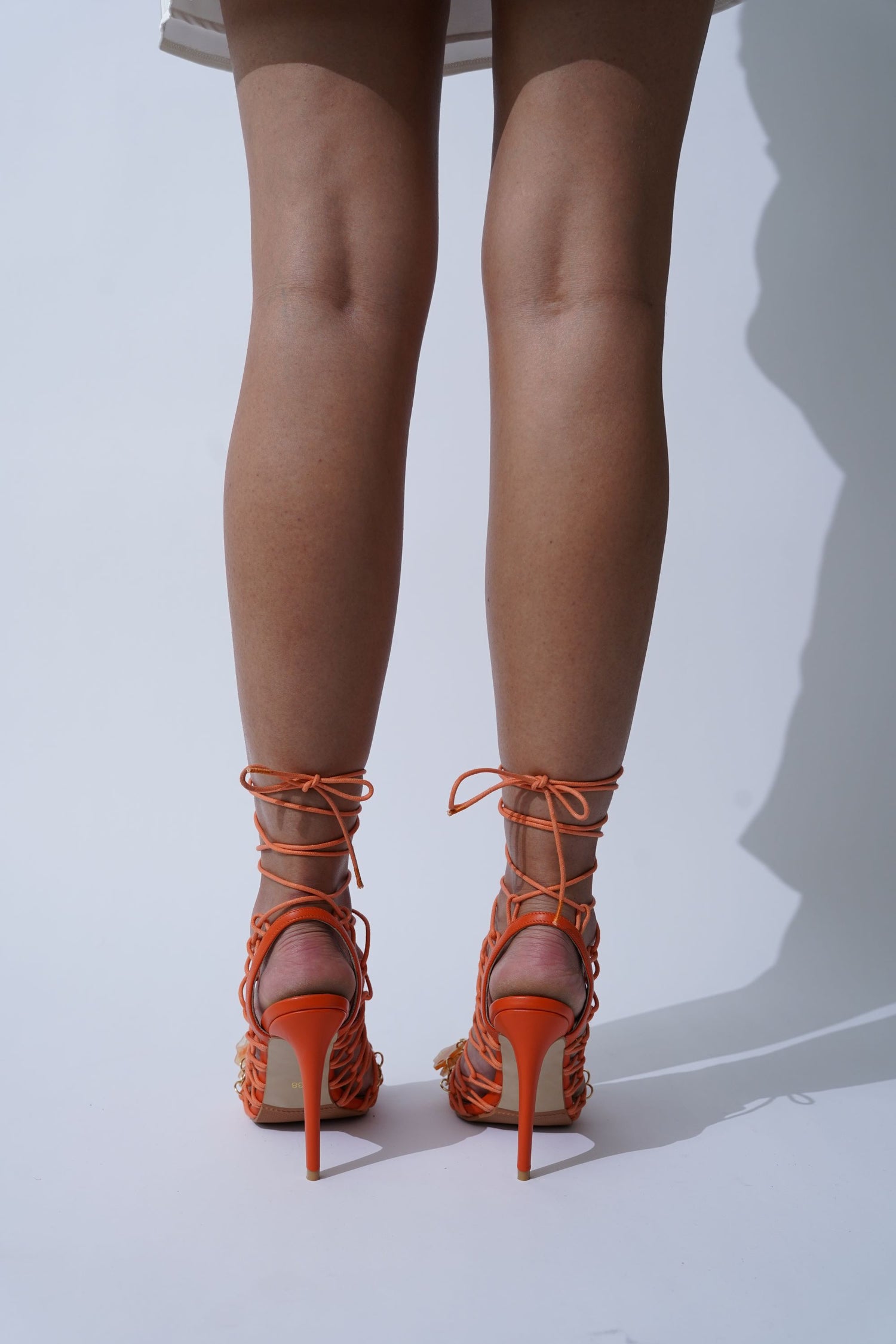 Infinitude High-Heel Sandals Orange
