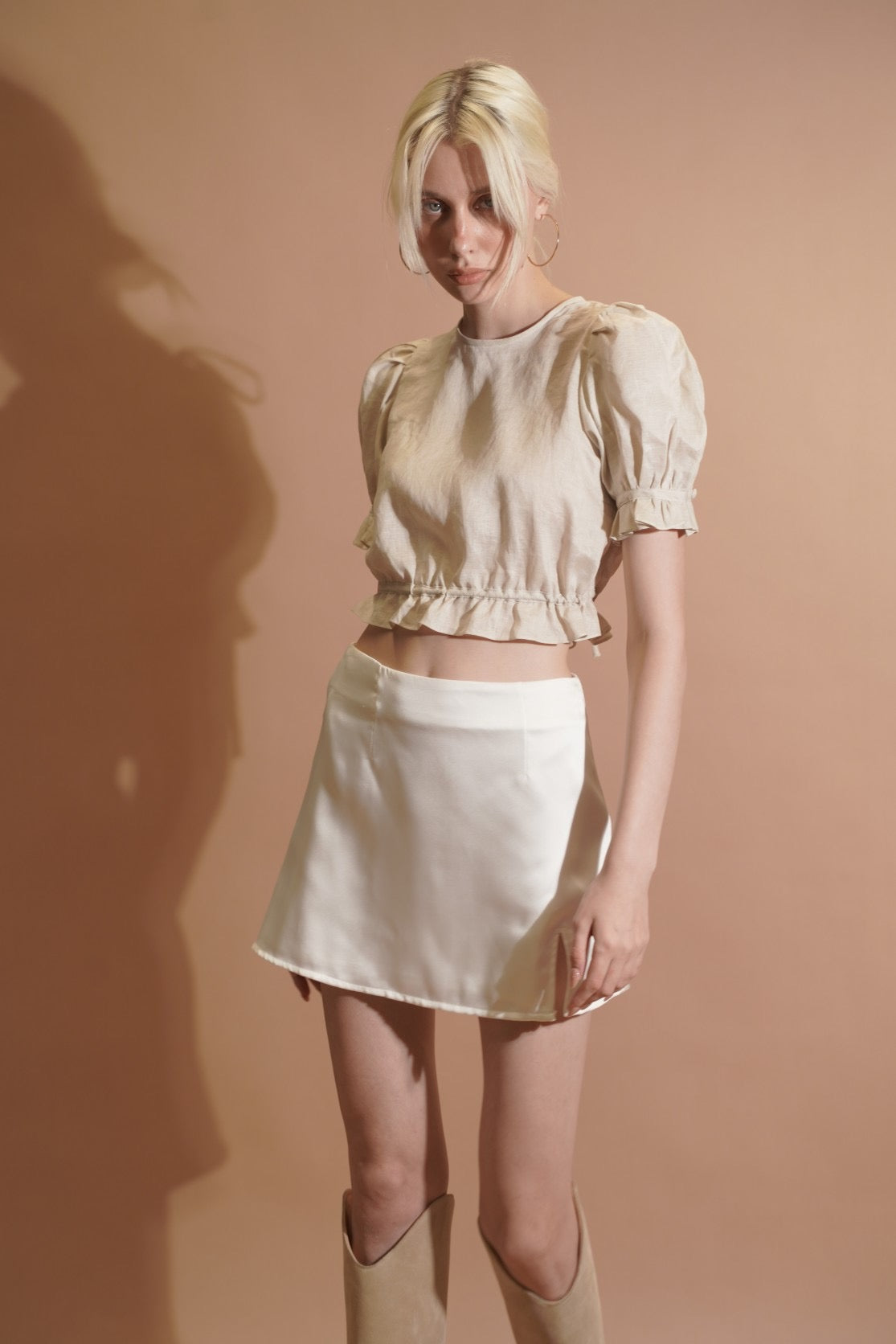 Opal Skirt White