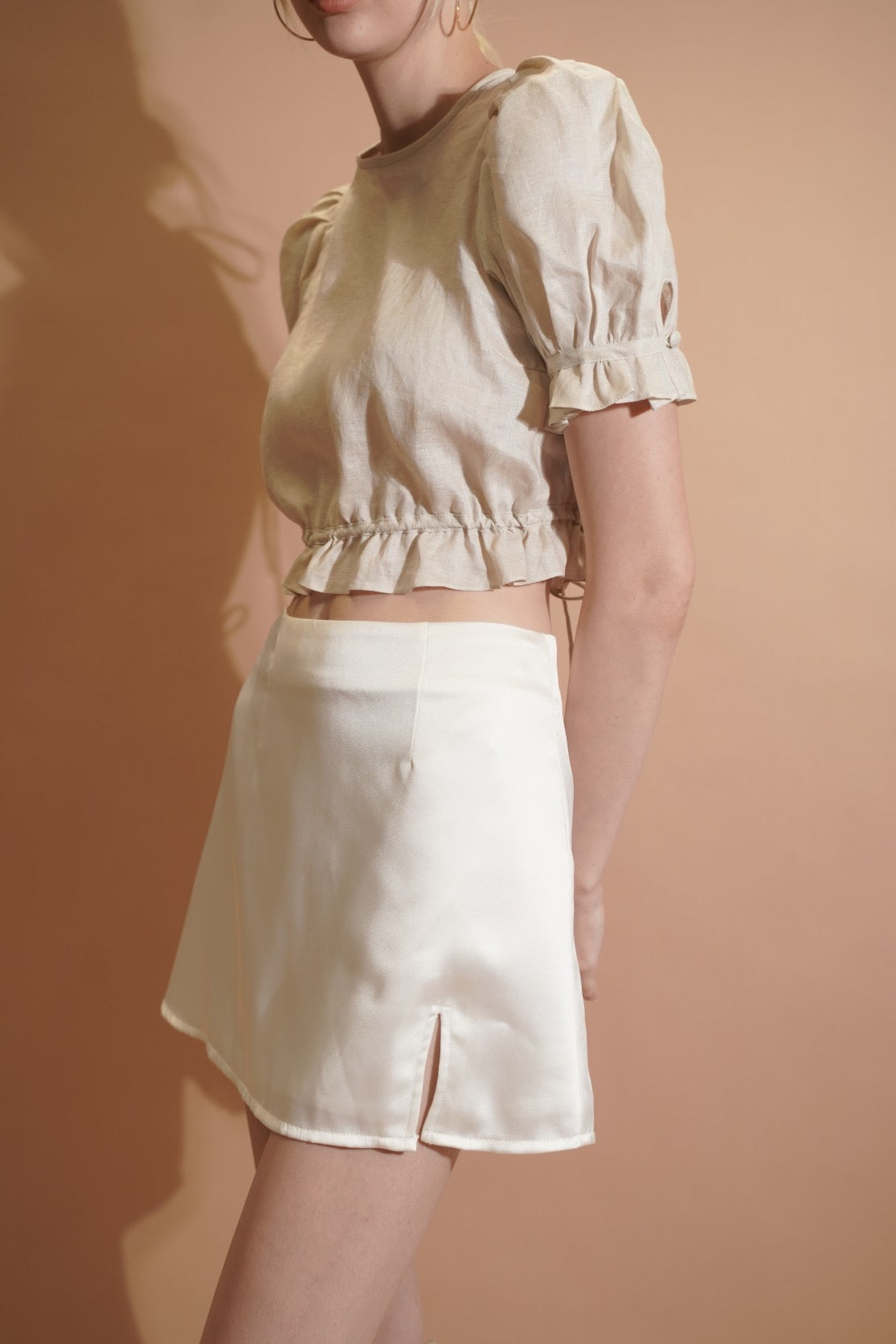 Opal Skirt White