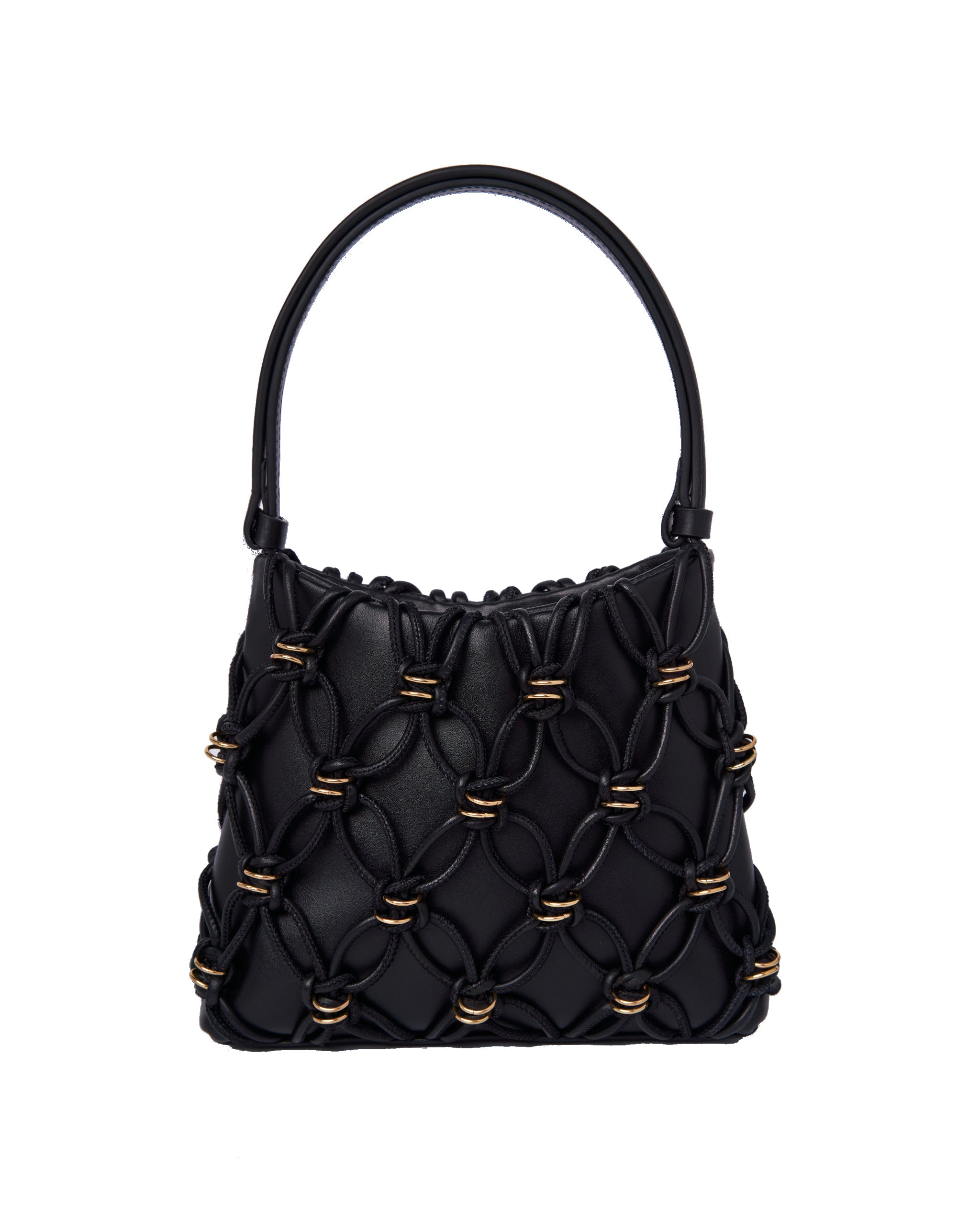 Jade Bag (Leather Cord) - Black
