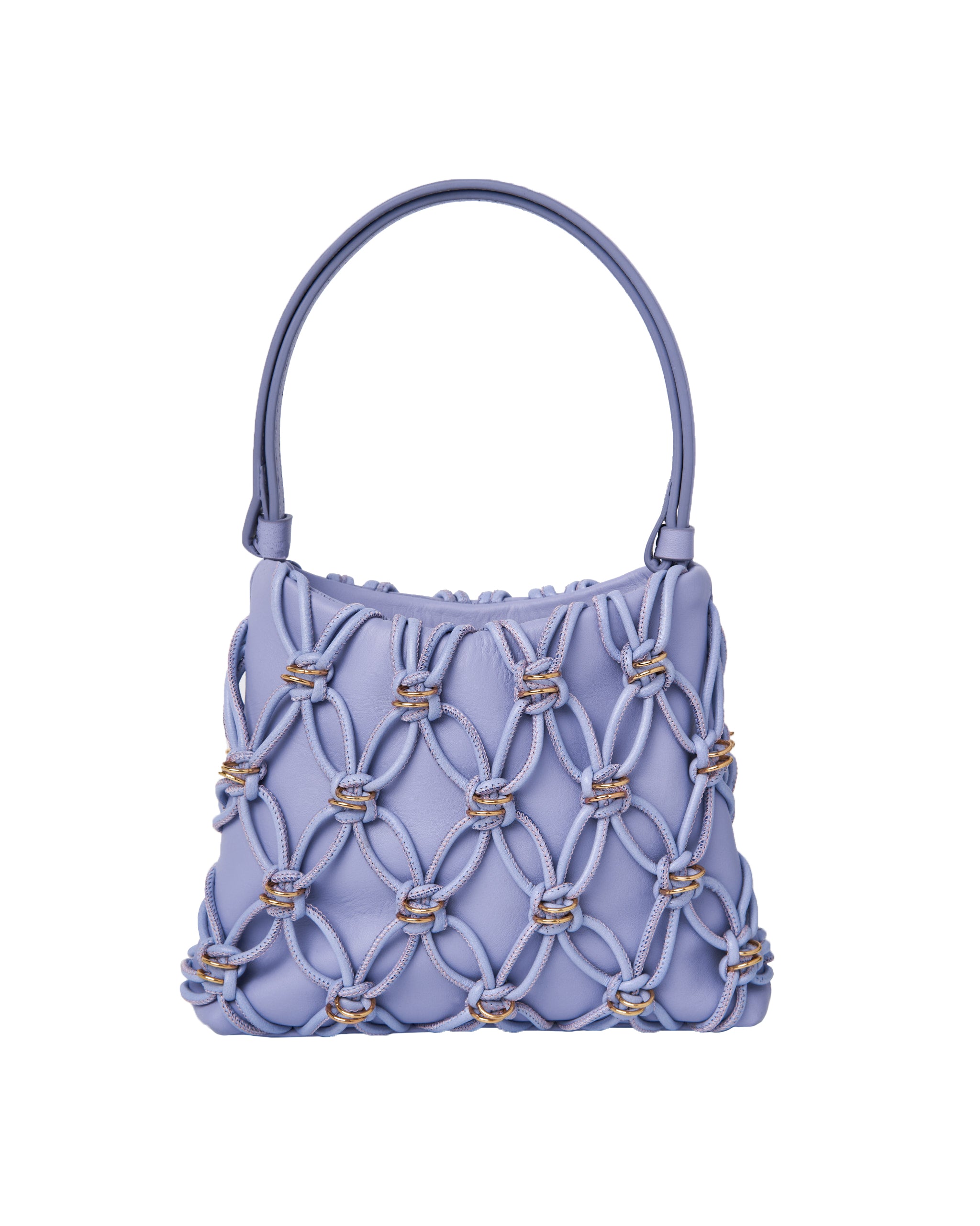 Jade Bag (Leather Cord) - Lilac