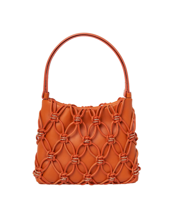 Jade Bag (Leather Cord) - Orange