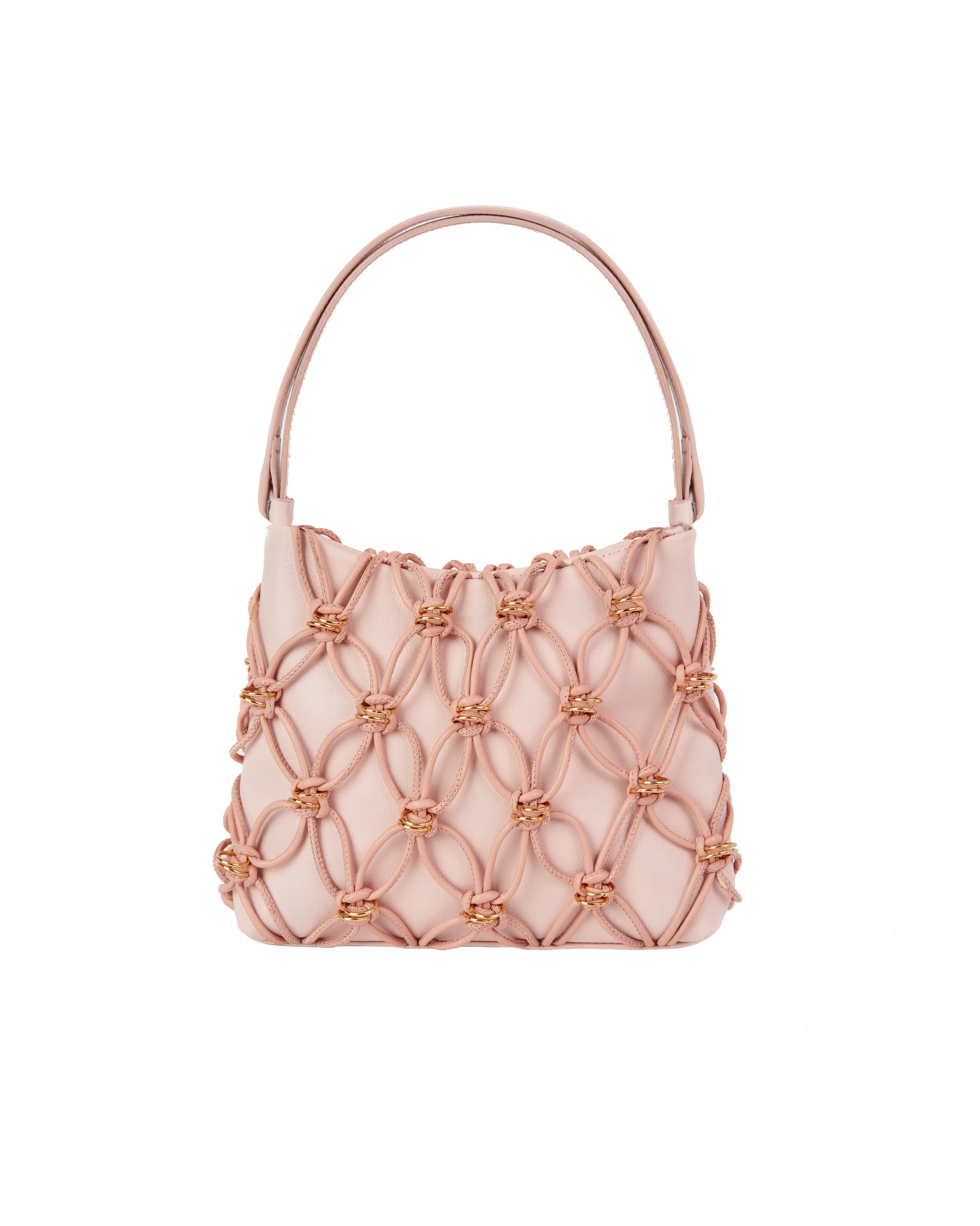 Jade Bag (Leather Cord) - Pink