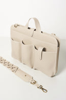Lia Laptop (Leather) Ivory
