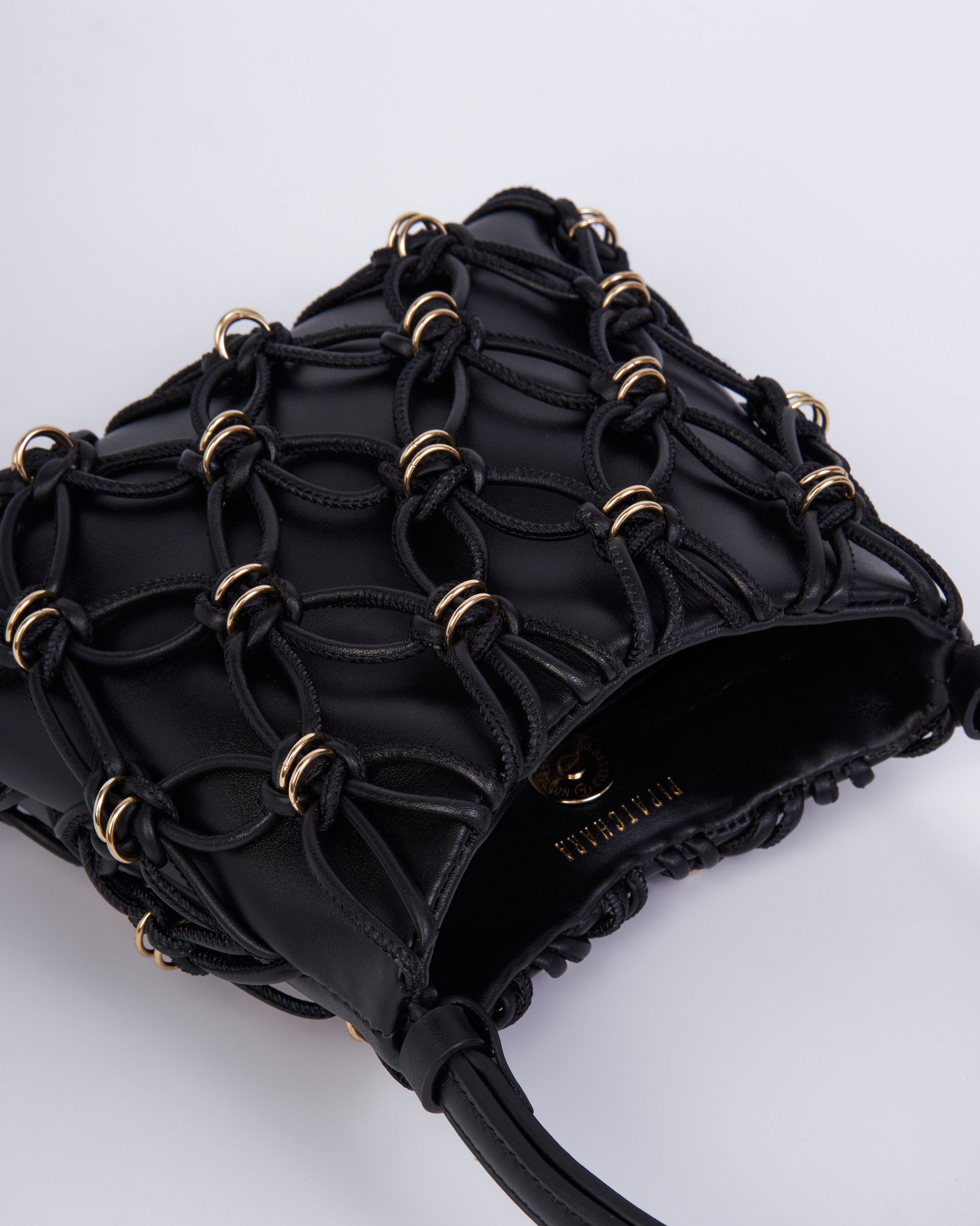 Jade Bag (Leather Cord) - Black