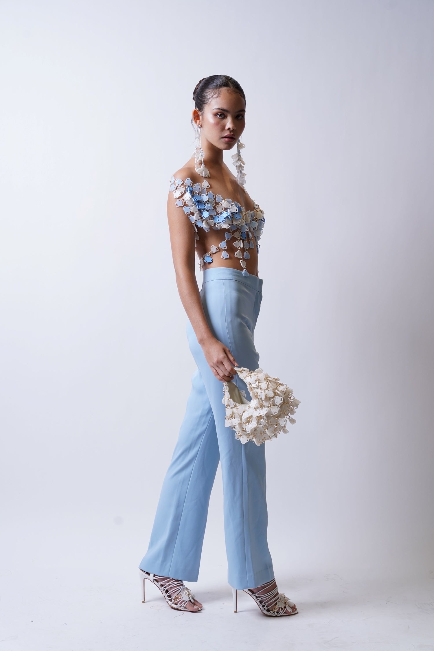 Infinitude Top Blue & White (Look 12)