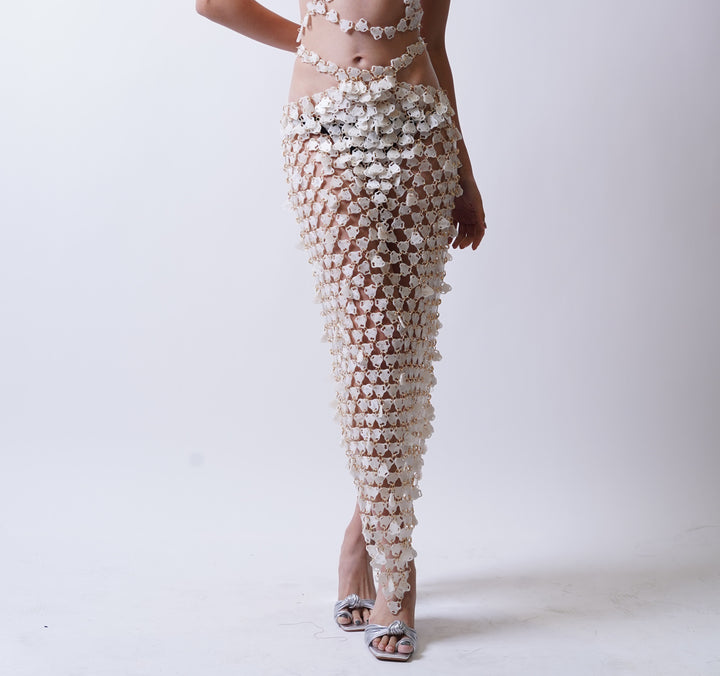Infinitude Skirt White (Look 29)