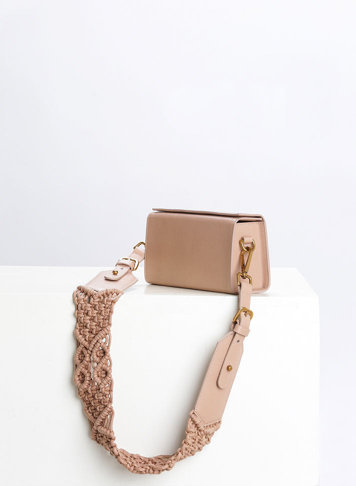 Sama Box Bag - Nude