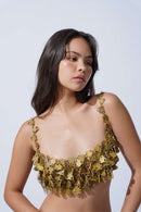 Cropped Top Gold