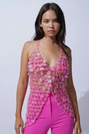 V-Neck Top Barbie