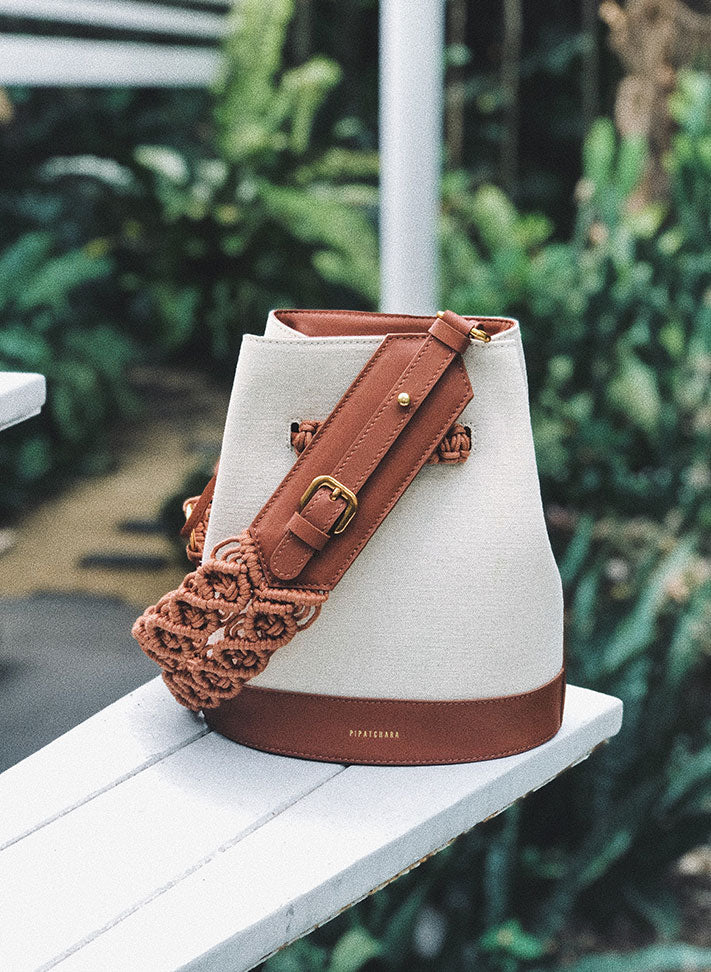 Canvan Sham Bucket Bag Brown